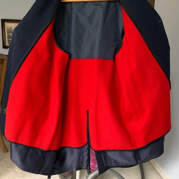 Dress Coat with zip out wool lining, vintage Mens Lg. - Picture 7 of 9